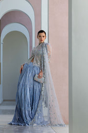 Sobia Nazir Nur Festive Embroidered Organza Unstitched 3Pc Suit NR26-02