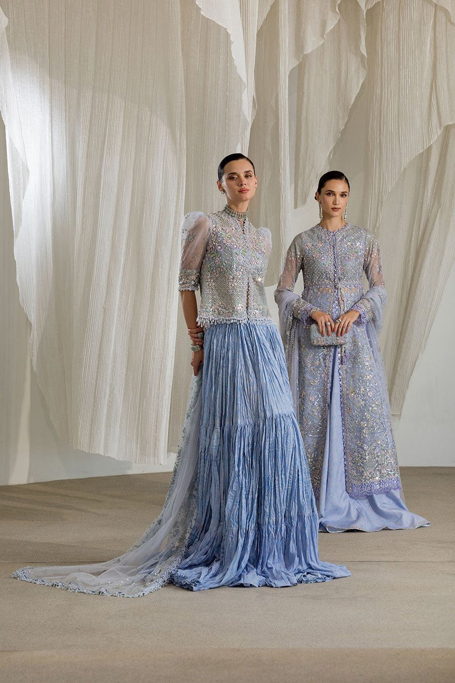 Sobia Nazir Nur Festive Embroidered Organza Unstitched 3Pc Suit NR26-02