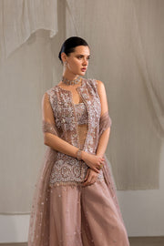Sobia Nazir Nur Festive Embroidered Honey Net Unstitched 3Pc Suit NR26-04