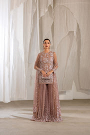 Sobia Nazir Nur Festive Embroidered Honey Net Unstitched 3Pc Suit NR26-04