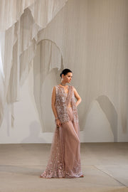 Sobia Nazir Nur Festive Embroidered Honey Net Unstitched 3Pc Suit NR26-04