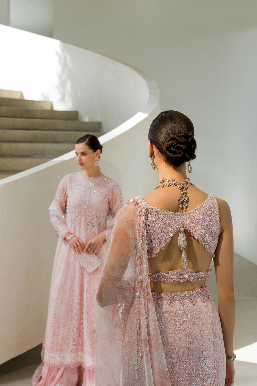 Sobia Nazir Nur Festive Embroidered Honey Net Unstitched 3Pc Suit NR26-05
