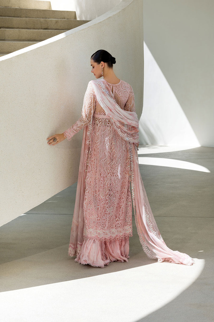 Sobia Nazir Nur Festive Embroidered Honey Net Unstitched 3Pc Suit NR26-05