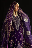 NUREH Maya Embroidered Velvet Unstitched 3Pc Suit NS-101 RUMELI
