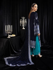 NUREH Maya Embroidered Velvet Unstitched 3Pc Suit NS-105 SAFEENA