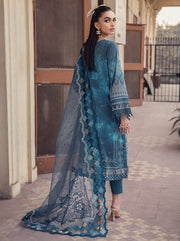 Nureh Maya Embroidered Swiss Lawn Unstitched 3Pc Suit NS-120