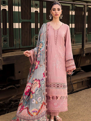 Safarnama by Nureh Embroidered Maya Linen Unstitched 3Pc Suit NS-91