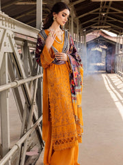 Safarnama by Nureh Embroidered Maya Linen Unstitched 3Pc Suit NS-94