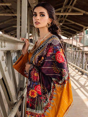 Safarnama by Nureh Embroidered Maya Linen Unstitched 3Pc Suit NS-94