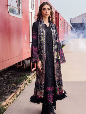 Safarnama by Nureh Embroidered Maya Linen Unstitched 3Pc Suit NS-96