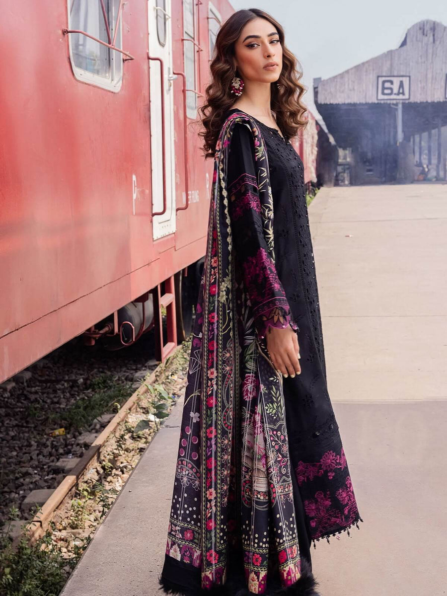 Safarnama by Nureh Embroidered Maya Linen Unstitched 3Pc Suit NS-96