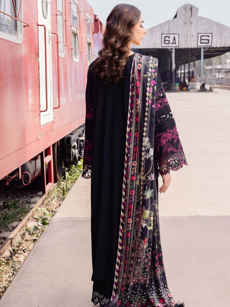 Safarnama by Nureh Embroidered Maya Linen Unstitched 3Pc Suit NS-96