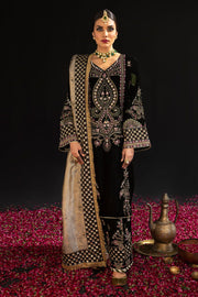 NUREH Maya Embroidered Velvet Unstitched 3Pc Suit NS-97 MORBAGH