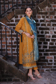 Noor by Saadia Asad Embroidered Khaddar Unstitched 3Pc Suit D-04