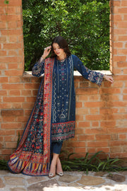 Noor by Saadia Asad Embroidered Khaddar Unstitched 3Pc Suit D-05