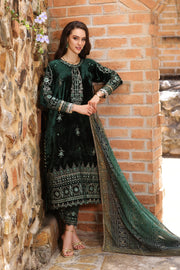 Noor by Saadia Asad Embroidered Velvet Unstitched 3Pc Suit D-06