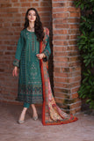 Noor by Saadia Asad Embroidered Linen Unstitched 3Pc Suit D-08