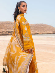 NUREH Gardenia Embroidered Chikankari Lawn Unstitched 3Pc Suit NSG-106
