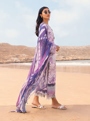 NUREH Gardenia Embroidered Chikankari Lawn Unstitched 3Pc Suit NSG-111
