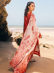 NUREH Gardenia Embroidered Chikankari Lawn Unstitched 3Pc Suit NSG-112