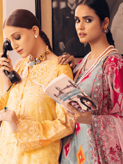 NUREH Gardenia Unstitched Embroidered Lawn 3 Piece Suit NSG-117