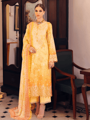 NUREH Gardenia Unstitched Embroidered Lawn 3 Piece Suit NSG-117