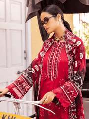 NUREH Gardenia Unstitched Embroidered Lawn 3 Piece Suit NSG-120
