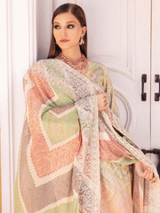 NUREH Gardenia Unstitched Embroidered Lawn 3 Piece Suit NSG-121