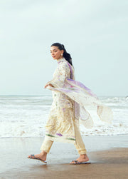 Nureh Gardenia Embroidered Printed Lawn Unstitched 3Pc Suit NSG-197