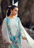 Nureh Gardenia Embroidered Printed Lawn Unstitched 3Pc Suit NSG-202