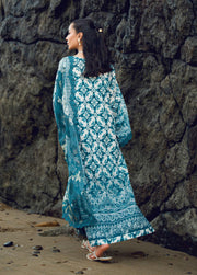 Nureh Gardenia Embroidered Printed Lawn Unstitched 3Pc Suit NSG-204