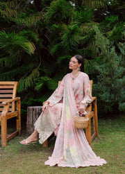 Nureh Gardenia Embroidered Lawn Unstitched 3Pc Suit NSG-208