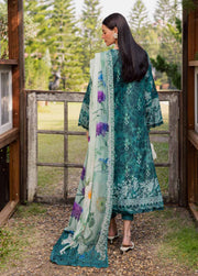 Nureh Gardenia Embroidered Lawn Unstitched 3Pc Suit NSG-210