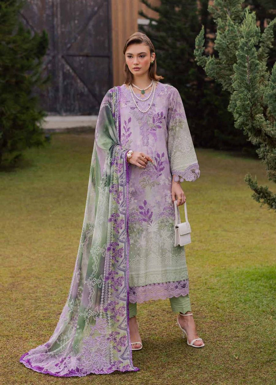 Nureh Gardenia Embroidered Lawn Unstitched 3Pc Suit NSG-211