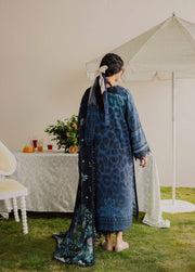 Nureh Gardenia Unstitched Embroidered Viscose Slub 3Pc Suit NSG-226