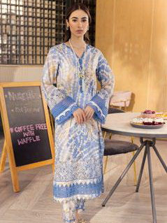NUREH Ballerina Embroidered Chikankari Lawn Unstitched 2 Piece NU2-100