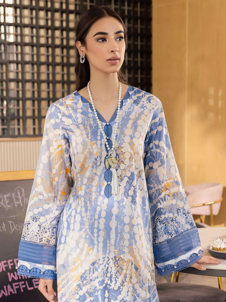 NUREH Ballerina Embroidered Chikankari Lawn Unstitched 2 Piece NU2-100