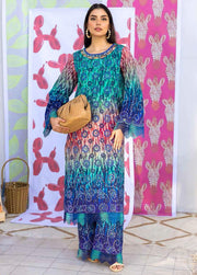 NUREH Ballerina Emb Chikankari Khaddar Unstitched 2Pc Suit NU2-122