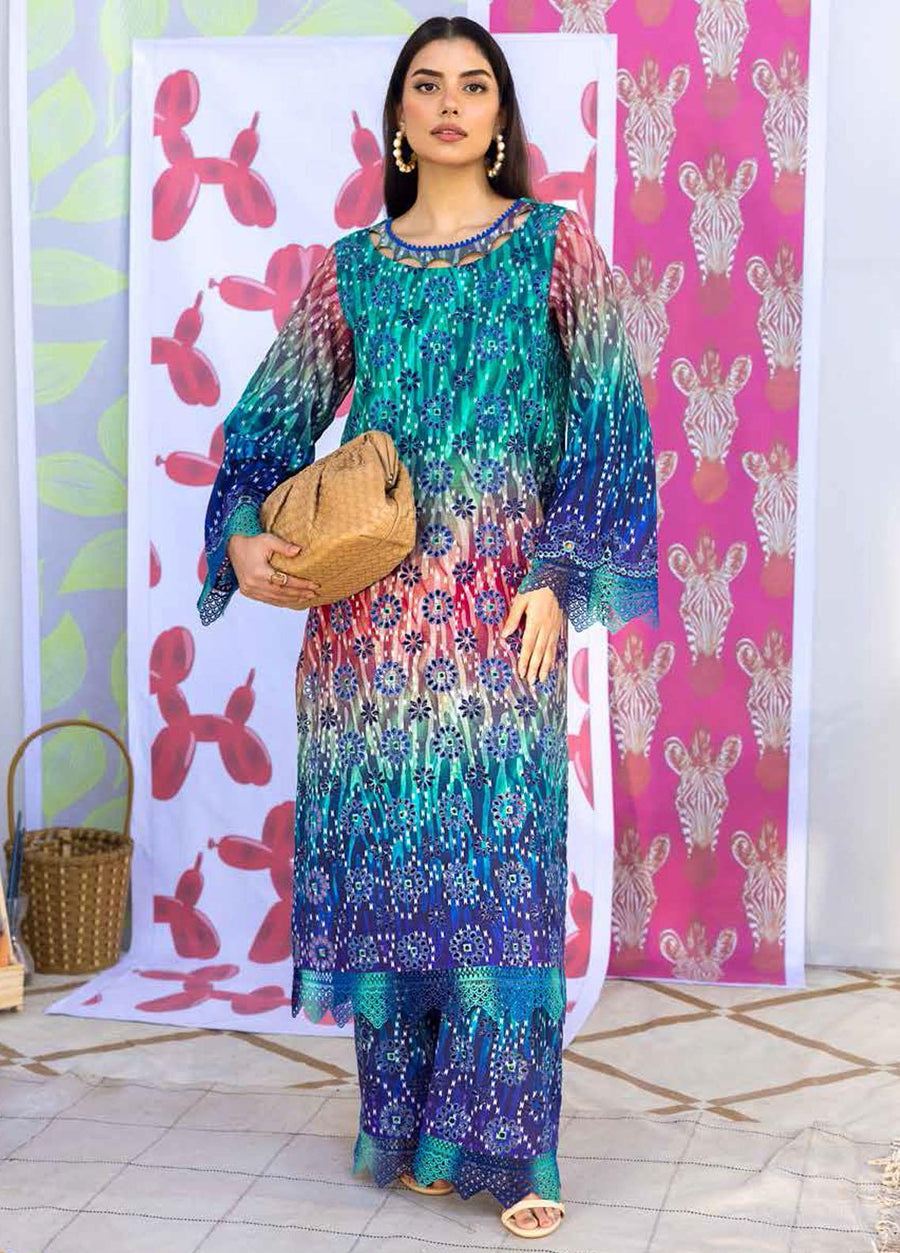 NUREH Ballerina Emb Chikankari Khaddar Unstitched 2Pc Suit NU2-122