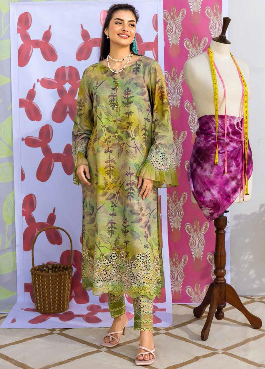 NUREH Ballerina Emb Chikankari Khaddar Unstitched 2Pc Suit NU2-123