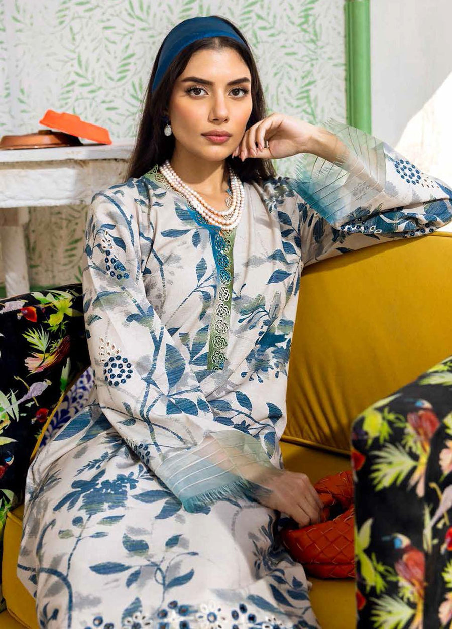 NUREH Ballerina Emb Chikankari Khaddar Unstitched 2Pc Suit NU2-125
