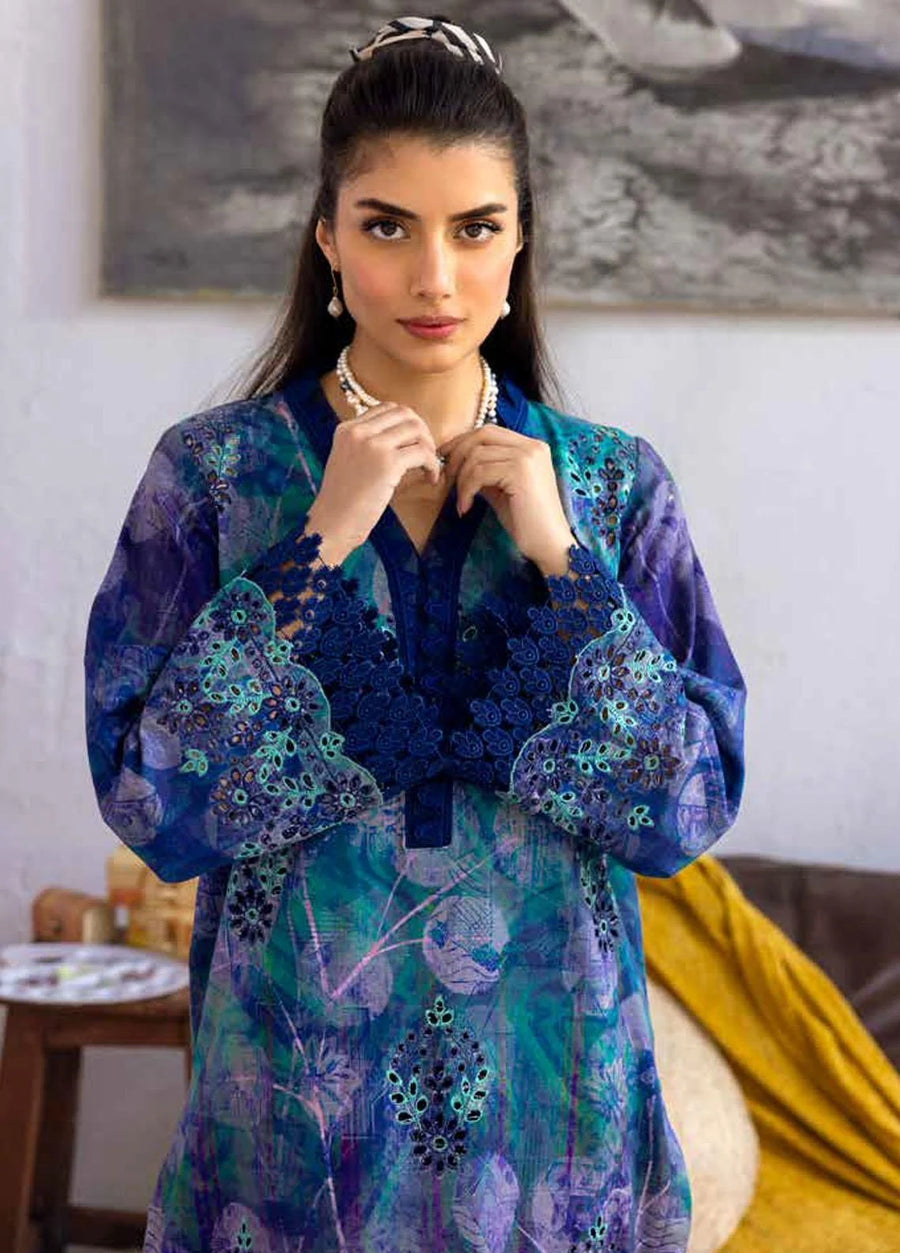 NUREH Ballerina Emb Chikankari Khaddar Unstitched 2Pc Suit NU2-126