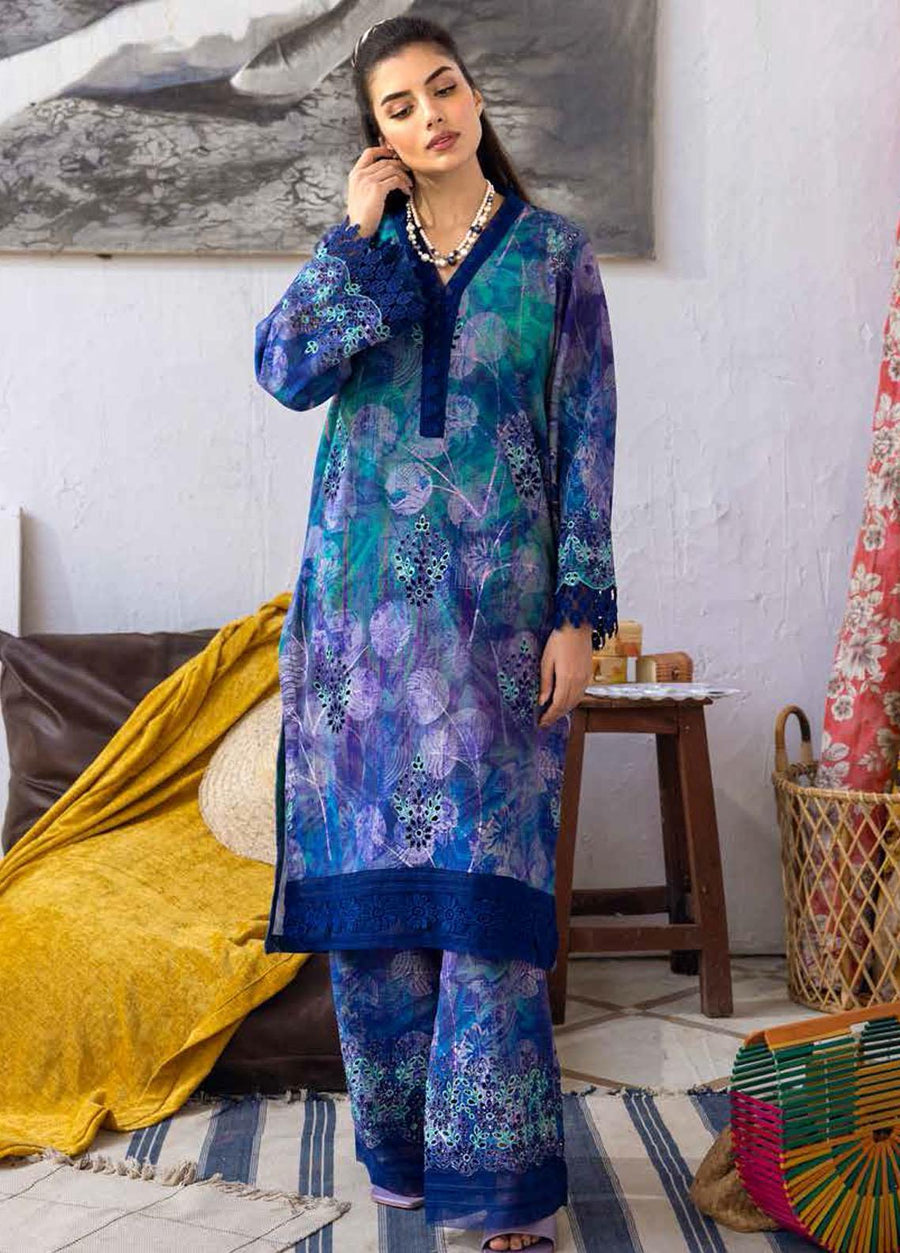 NUREH Ballerina Emb Chikankari Khaddar Unstitched 2Pc Suit NU2-126