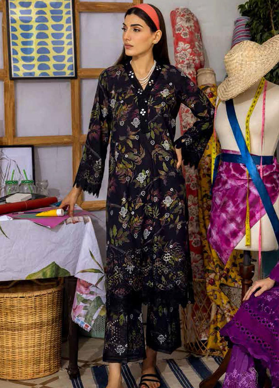 NUREH Ballerina Emb Chikankari Khaddar Unstitched 2Pc Suit NU2-129