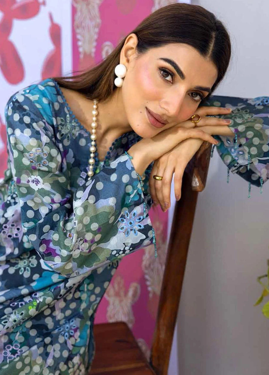 NUREH Ballerina Emb Chikankari Khaddar Unstitched 2Pc Suit NU2-130