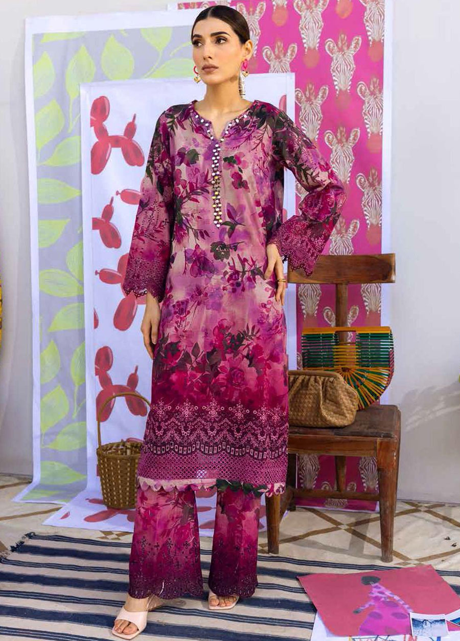 NUREH Ballerina Emb Chikankari Khaddar Unstitched 2Pc Suit NU2-131