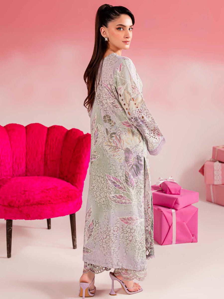 Nureh Ballerina Embroidered Chikankari Lawn Unstitched 2Pc Suit NU2-147