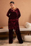 NUREH Ballerina Embroidered Velvet Palachi Unstitched 2Pc Suit NU2-190