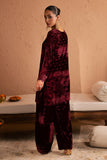 NUREH Ballerina Embroidered Velvet Palachi Unstitched 2Pc Suit NU2-190