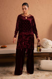 NUREH Ballerina Embroidered Velvet Palachi Unstitched 2Pc Suit NU2-190